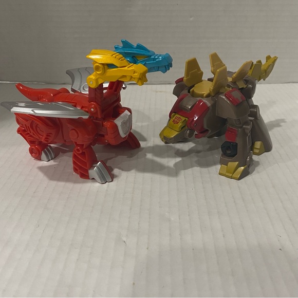 Transformers Dinobot Snarl And Heatwave Fire Bot Lot Of 2 - Picture 4 of 5